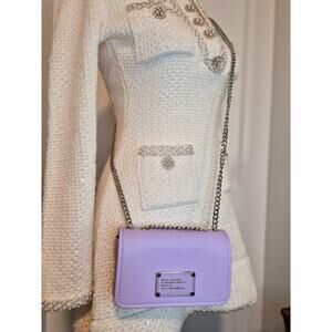Marc Jacobs Lilac The Mini  Leather Crossbody Bag